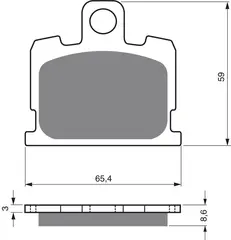 Goldfren Bremseklosser - Yamaha Kvalitetsklosser for de fleste forhold