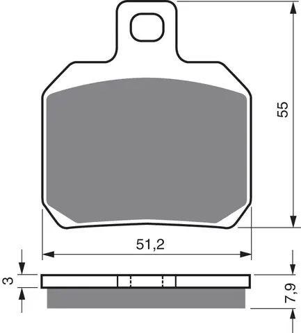 Goldfren Bremseklosser - Aprilia/Ducati+ Klosser front