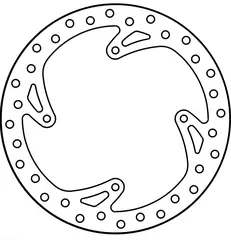 GoldFren Bremseskive Bak - HQ/KTM TC/SX Bak, TC85,E-SM/SX/XC,SX85,250/350 F.Ride