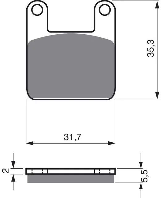 Goldfren Bremseklosser - Aprilia Kvalitetsklosser for de fleste forhold 