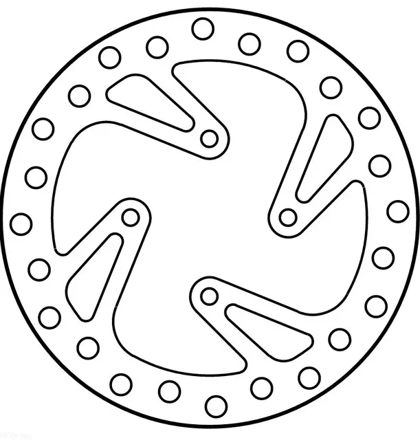 GoldFren Bremseskive Bak - HQ/KTM TC/SX Bak, TC65 18->, SX65 04-> 