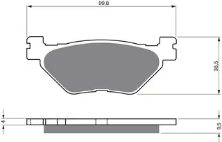 Goldfren Bremseklosser - Yamaha Klosser bak