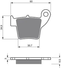 Goldfren Bremseklosser - Aprilia/Honda+ Kvalitetsklosser for de fleste forhold