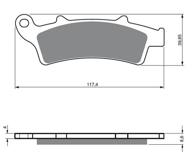 Goldfren Bremseklosser - Aprilia/Kymco+ Kvalitetsklosser for de fleste forhold 