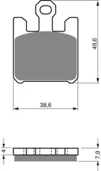 Goldfren Bremseklosser - Kawa/Suzuki Kvalitetsklosser for de fleste forhold