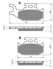 Goldfren Bremseklosser - Bombardier+ Can-Am