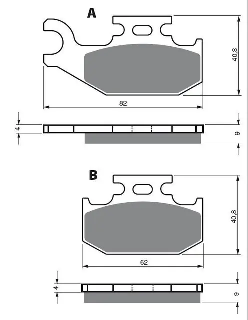 Goldfren Bremseklosser - Bombardier+ Can-Am 