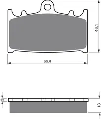 Goldfren Bremseklosser - Suzuki Kvalitetsklosser for de fleste forhold