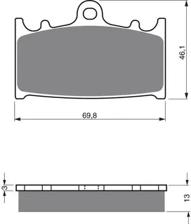 Goldfren Bremseklosser - Suzuki Kvalitetsklosser for de fleste forhold