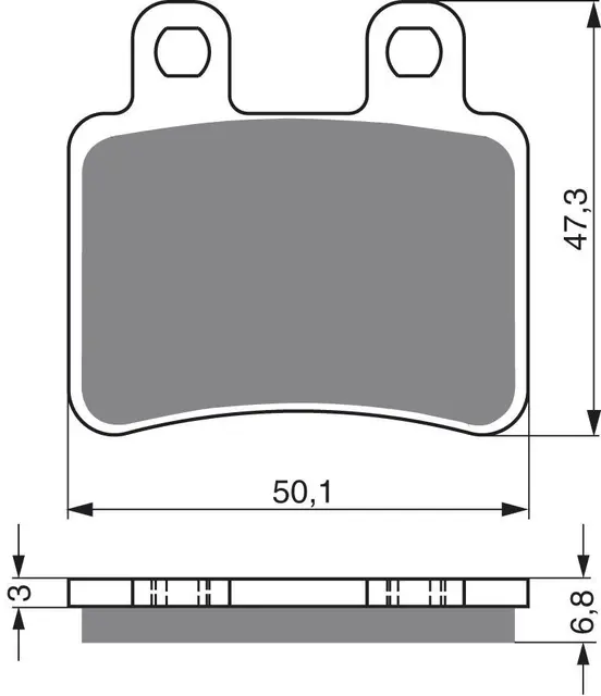 Goldfren Bremseklosser - Derbi/Yamaha+ Klosser bak 