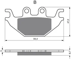 Goldfren Bremseklosser - Arctic C/Yama+ Kvalitetsklosser for de fleste forhold