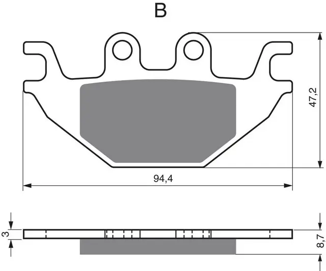Goldfren Bremseklosser - Arctic C/Yama+ Kvalitetsklosser for de fleste forhold 