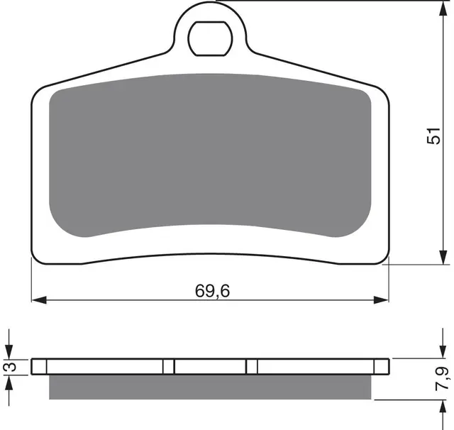 Goldfren Bremseklosser - Aprilia/Derbi+ Kvalitetsklosser for de fleste forhold 