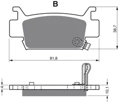 Goldfren Bremseklosser - Honda Kvalitetsklosser for de fleste forhold