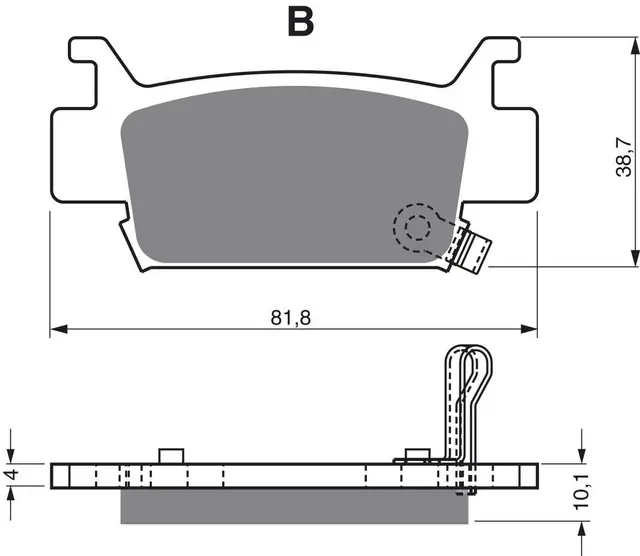 Goldfren Bremseklosser - Honda Kvalitetsklosser for de fleste forhold 
