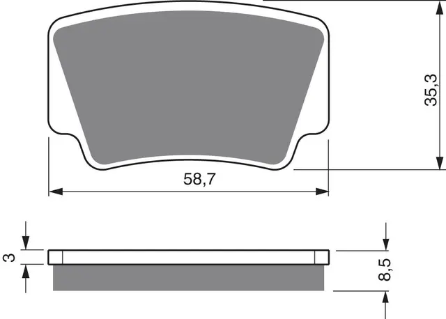 Goldfren Bremseklosser - KTM Kvalitetsklosser for de fleste forhold 