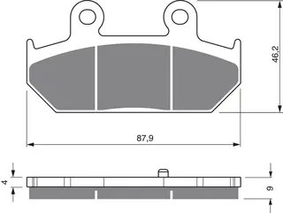Goldfren Bremseklosser - Suzuki Kvalitetsklosser for de fleste forhold