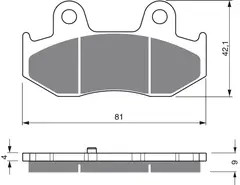 Goldfren Bremseklosser - Kawasaki/Suzuki Kvalitetsklosser for de fleste forhold