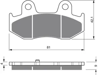 Goldfren Bremseklosser - Kawasaki/Suzuki Kvalitetsklosser for de fleste forhold
