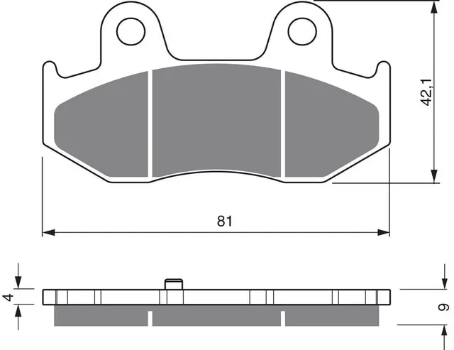 Goldfren Bremseklosser - Kawasaki/Suzuki Kvalitetsklosser for de fleste forhold 