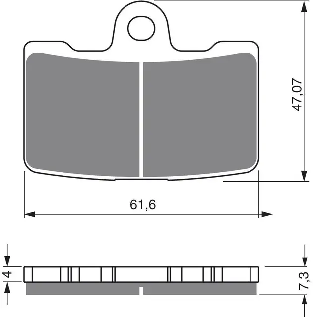 Goldfren Bremseklosser - Buell/EBR Kvalitetsklosser for de fleste forhold 