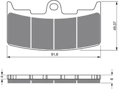 Goldfren Bremseklosser - Buell Kvalitetsklosser for de fleste forhold