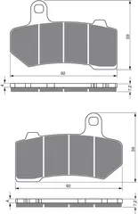 Goldfren Bremseklosser - Harley Davidson Kvalitetsklosser for de fleste forhold