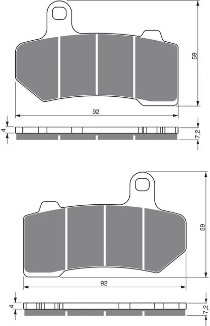 Goldfren Bremseklosser - Harley Davidson Kvalitetsklosser for de fleste forhold 