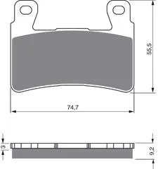 Goldfren Bremseklosser - Harley Davidson Kvalitetsklosser for de fleste forhold