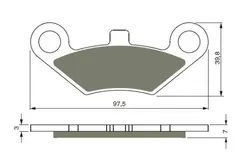 Goldfren Bremseklosser - CF Moto+ C Force Terralander