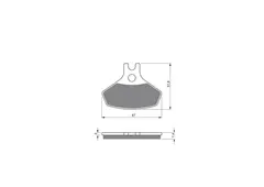 Goldfren Bremseklosser - Can-Am DS 450