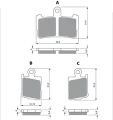 Goldfren Bremseklosser - Honda Kvalitetsklosser for de fleste forhold