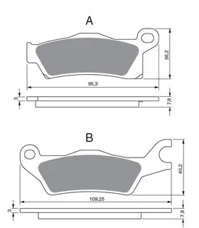 Bremseklosser - BRP Can -Am Outlander, Renegade, 450-1000cc