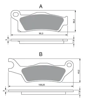 Bremseklosser - BRP Can-Am Outlander, Renegade, 450-1000cc