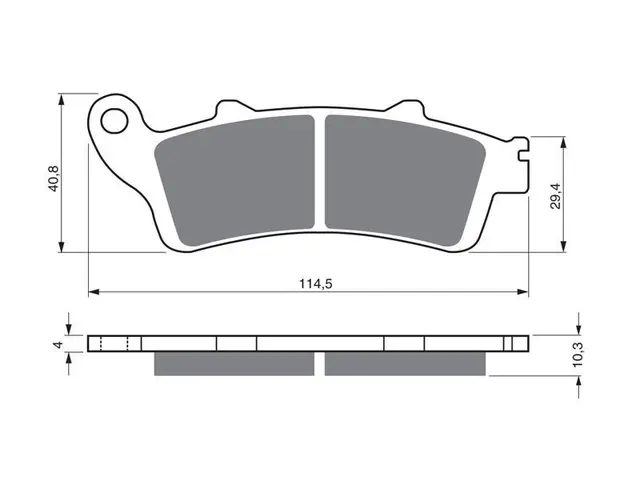Goldfren Bremseklosser - Honda Klosser bak 