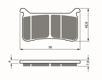 Goldfren Bremseklosser - Honda Kvalitetsklosser for de fleste forhold 