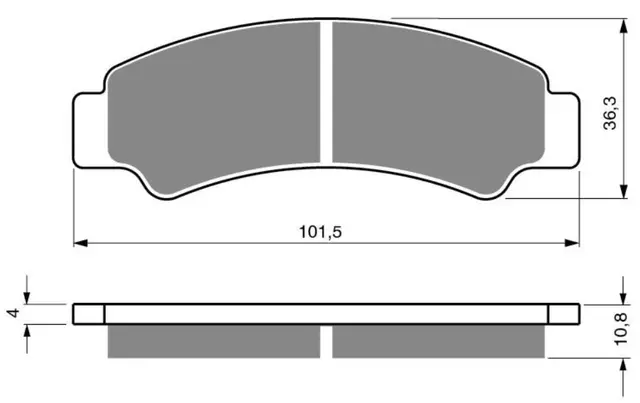 Goldfren Bremseklosser - CF Moto C Force, U Force, Z Force 