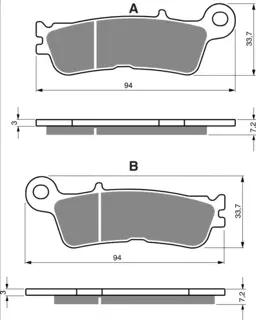 Goldfren Bremseklosser - Yamaha Yamaha 450 F EFI &#39;2020