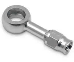 Goodridge Banjo Rett Ext - Chrome 3/8&quot;X24, 10mm, 600 Slange