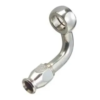 Goodridge Banjo ANG 90&#176; - Chrome 3/8 &amp; 10mm bolt, EXT NECK