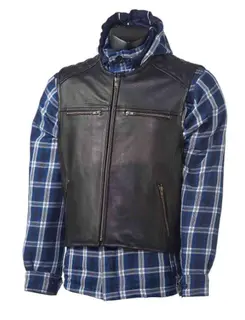 Grand Canyon Glide Skinnvest Svart - 100% Okseskinn