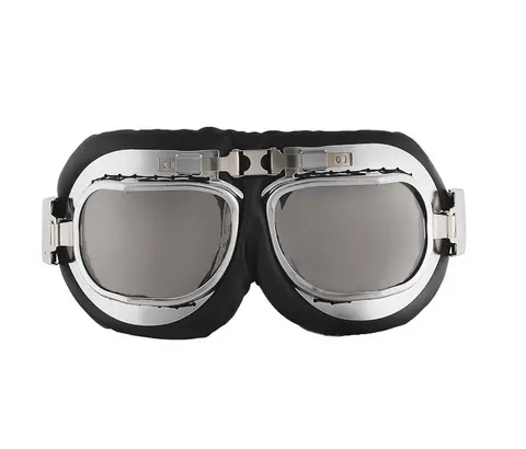 Grand Canyon Racing Briller Krom Retroutseende - Svarte Vinklede Glass
