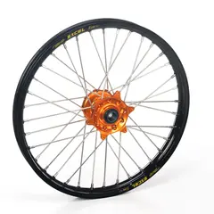 Haan Framhjul 21x1,85 - KTM 950/990 Sort Ring/Eiker, Oransje Nav/Nippler