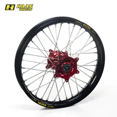 Haan Bakhjul 16x1.85- GG/HQ/KTM, 85cc Sort Ring/Eiker, R&#248;dt Nav/Nippler, 25-&gt;