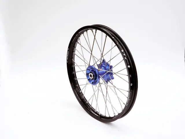 REX 21x1,60 Yamaha Framhjul - 22mm aksel Svart Felgring m/ Blått Nav WR/YZ125/250 