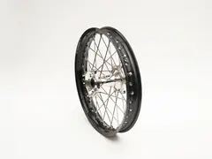 REX 19x1,85 Suzuki Bakhjul - 25mm aksel RM/Z250, 07->  Sort Ring, Sølv Nav