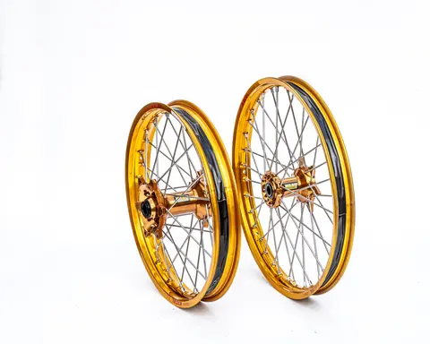 Haan Framhjul 21x2,15 - Honda CRF1000+ Gull Ring,Magn/Br. Nav,Std.Eiker/Nippler