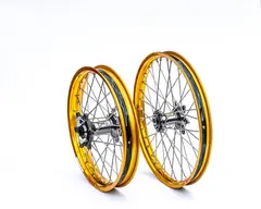 Haan Bakhjul 17x5.00 - GG/KTM/HU/HQ, TL Gull Ring, S&#248;lv Nav/Eiker/Nippler