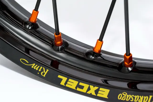 Haan Framhjul 21x1,85 - KTM 790-1290R Sort Ring/Eiker, Oransje Nav/Nippler 