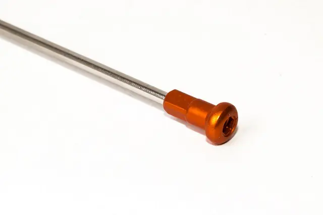 Haan Bakhjul 18x4.25 - HQ/KTM 901/790,RU Sort Ring ,Oransje Nav/Nipp, Std Eiker 